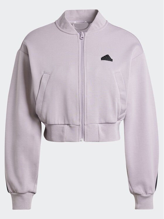 adidas adidas Μπλούζα Future Icons 3-Stripes IS3652 Μωβ Loose Fit