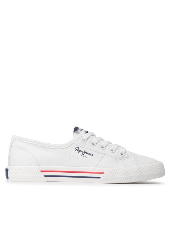 Pepe Jeans Pepe Jeans Πάνινα παπούτσια Brady W Basic PLS31287 Λευκό