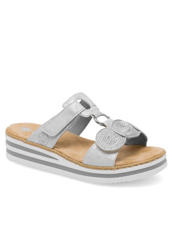 Rieker Rieker Natikače V02K3-40 Srebrna