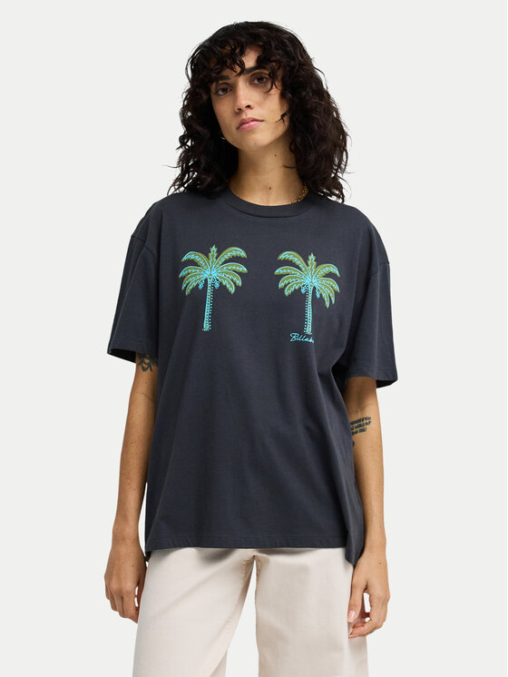 Billabong Billabong T-Shirt Vacation Club EBJZT00574 Czarny Regular Fit