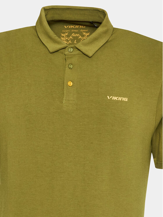 Viking Viking Pólóing Viking Bamboo Winslow Man 500/25/6664 Zöld Regular Fit
