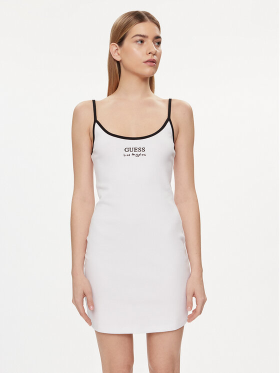 Guess Guess Hétköznapi ruha E4GK00 KBP41 Fehér Slim Fit