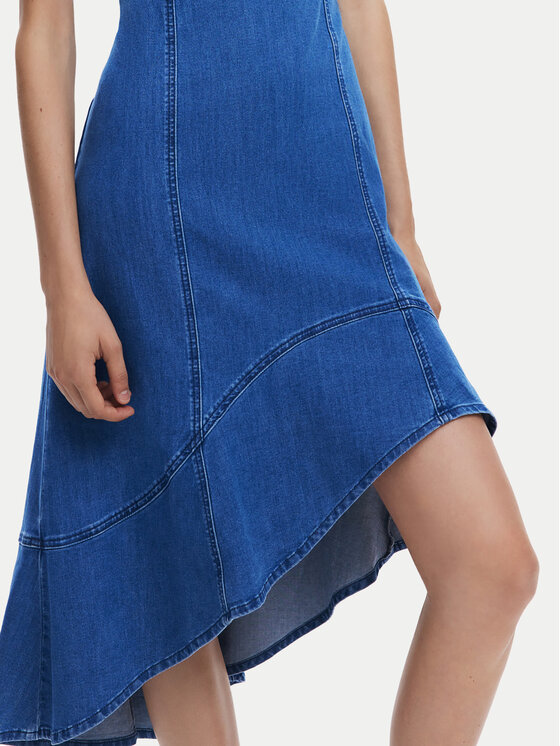 Desigual Desigual Джинсова сукня Munich 25SWVD07 Голубий Regular Fit