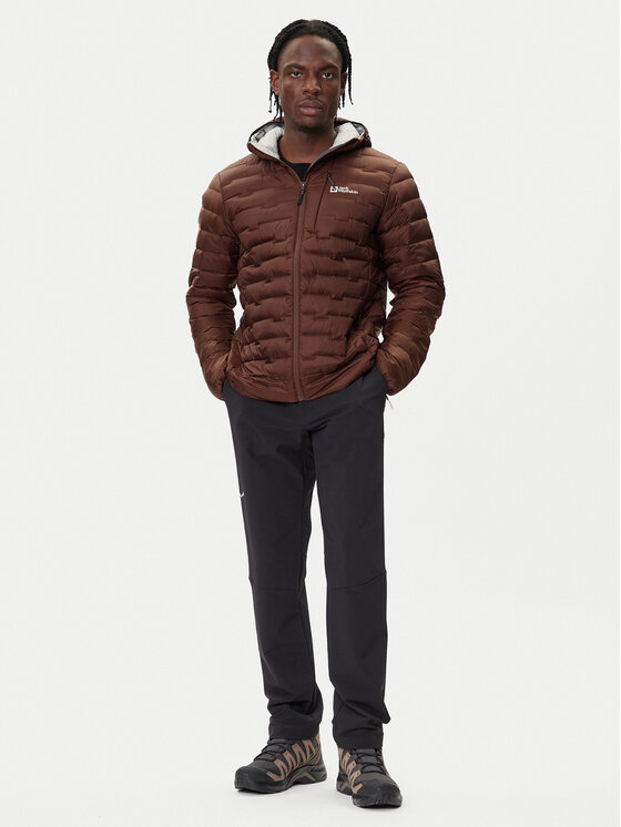Jack Wolfskin Jack Wolfskin Pūkinė striukė Passamani A61831 Ruda Regular Fit