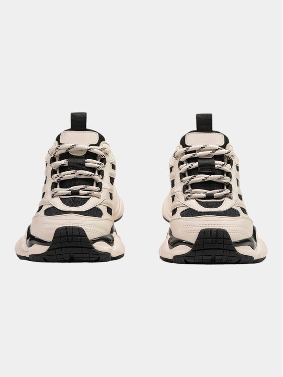 MADE BY SOCIETY MADE BY SOCIETY Sneakersy MBS 02 BEIGE/BLACK W - I15966 Czarny