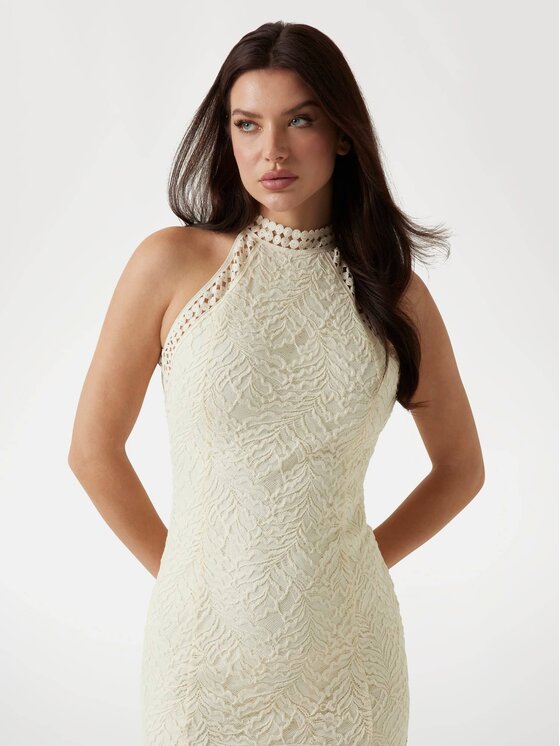 Guess Guess Každodenní šaty 175309 Béžová Classic Fit