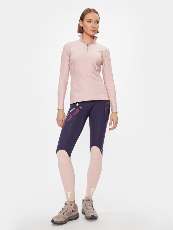 Rossignol Rossignol Tehniline pluus Classique 1/2 Zip RLLWL11 Roosa Slim Fit