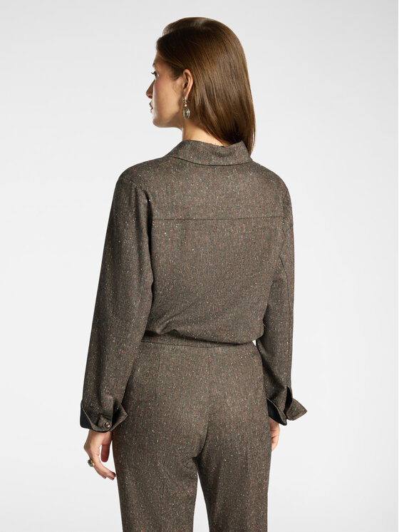 Elena Mirò Elena Mirò Camicia 5043P000370N001 Marrone Regular Fit