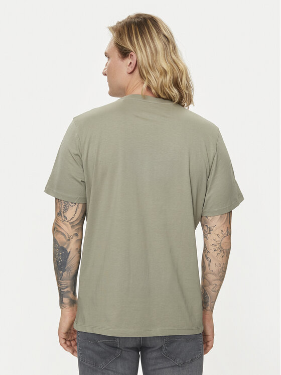 Pepe Jeans Pepe Jeans T-Shirt Clag PM509384 Zielony Regular Fit