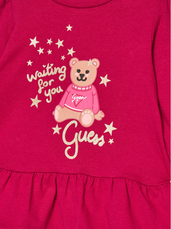 Guess Guess Bluse K4BI17 J1314 Dunkelrot Regular Fit