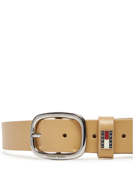 Tommy Jeans Tommy Jeans Ζώνη Γυναικεία Tjw Oval 3.0 AW0AW15836 Εκρού