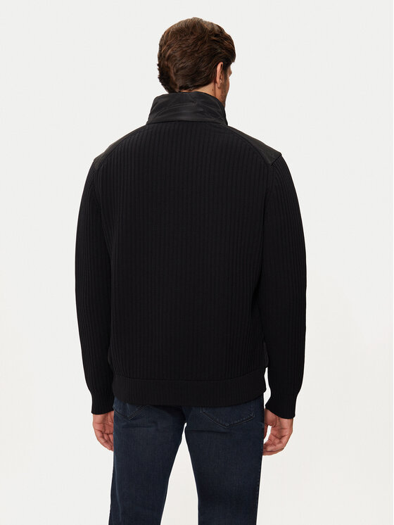 HUGO Hugo Демісезонна куртка Sybon 50524549 Чорний Regular Fit