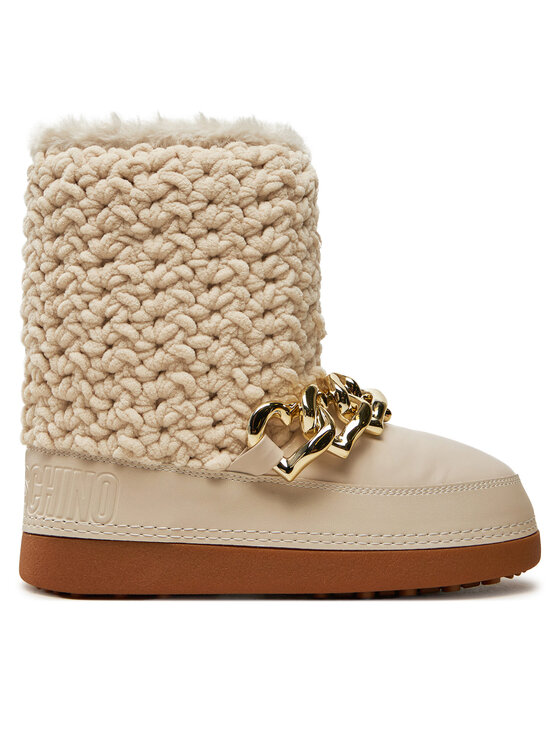 LOVE MOSCHINO LOVE MOSCHINO Μπότες Χιονιού JA24322G0LISI120 Μπεζ
