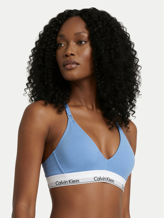 Calvin Klein Underwear Sutien pentru alăptare LV00QF8506 Albastru celest