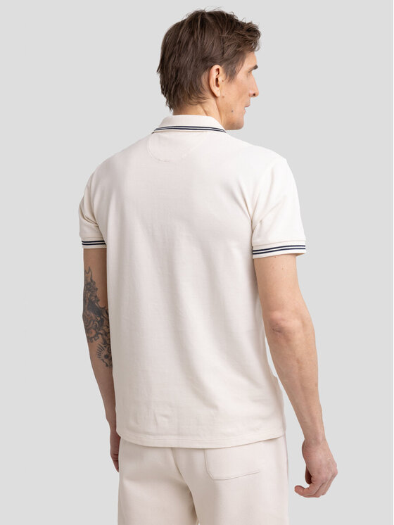 BIG STAR BIG STAR Polo WLADYM_103_150 Beżowy Basic Fit