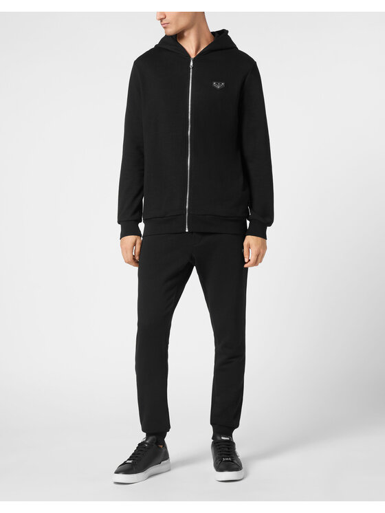 PHILIPP PLEIN PHILIPP PLEIN Mikina 9581 Čierna Regular Fit