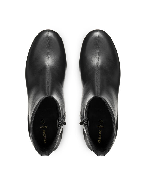 Geox Geox Botine D Virnilisa 65 D56YYE 000TU C9999 Negru