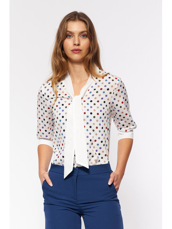 NIFE NIFE Halenka B181 Écru Feminine Fit