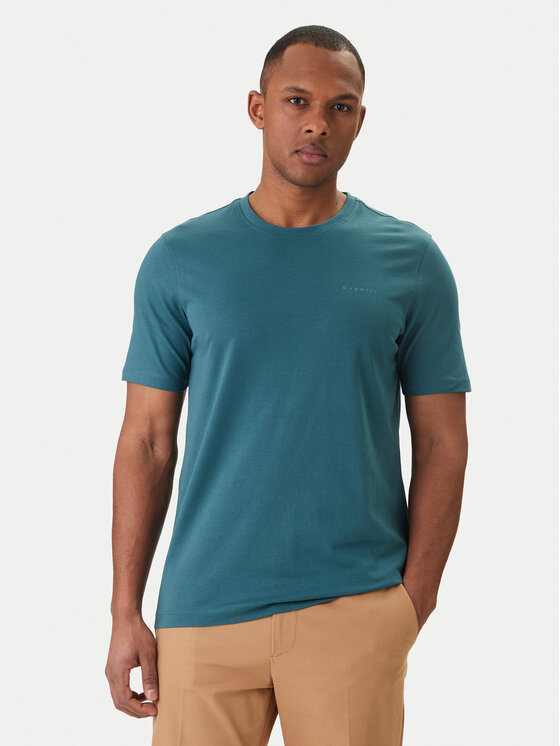 Bugatti Bugatti T-shirt 8350-15040E Zelena Regular Fit