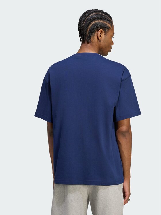 adidas adidas T-Shirt 170817 Granatowy Loose Fit