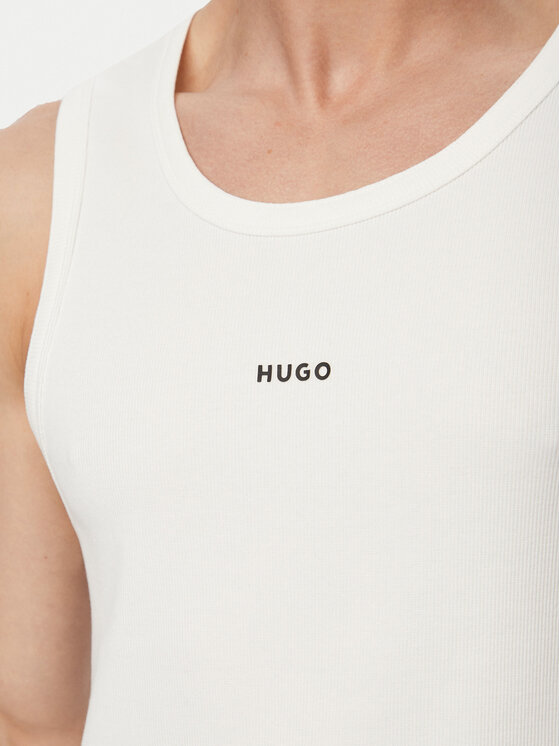 HUGO HUGO Tank top Dapota 50563744 Krémová Slim Fit