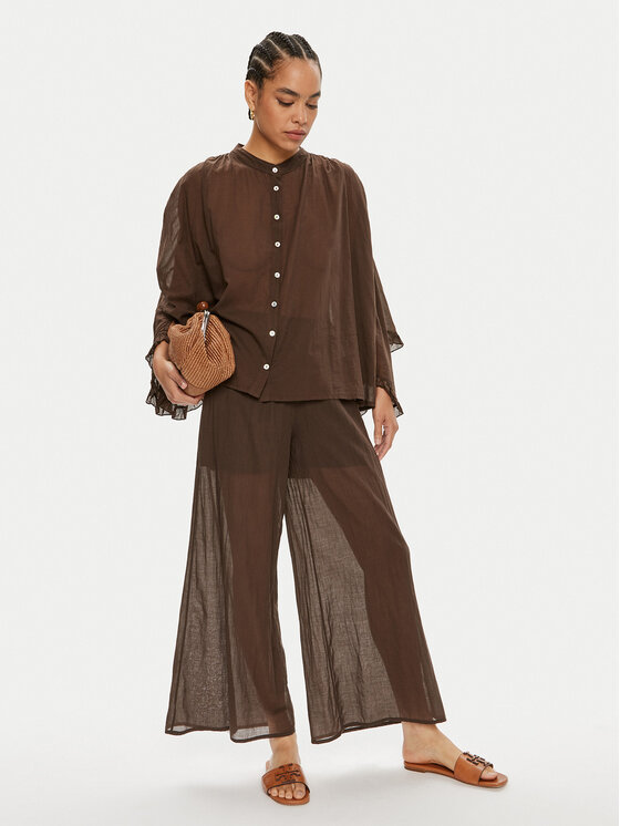 ViCOLO ViCOLO Pantaloni di tessuto TB2080 Marrone Regular Fit