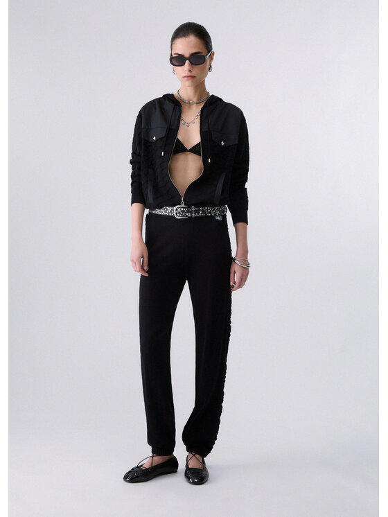 Liu Jo Liu Jo Pantaloni di tessuto TF6259MS49I22222 Nero Regular Fit