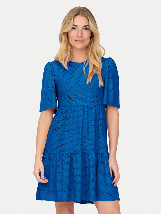 JDY JDY Letní šaty Carla 15254680 Modrá Regular Fit