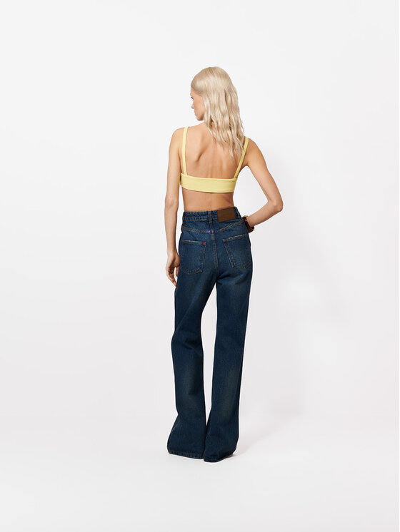 La Mania La Mania Top NERI Žlutá Basic Fit