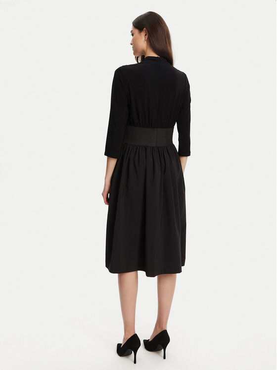 Joseph Ribkoff Joseph Ribkoff Φόρεμα κοκτέιλ 253185 Μαύρο Regular Fit
