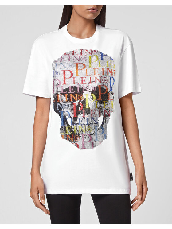 PHILIPP PLEIN PHILIPP PLEIN T-shirt 2331 Bianco Regular Fit