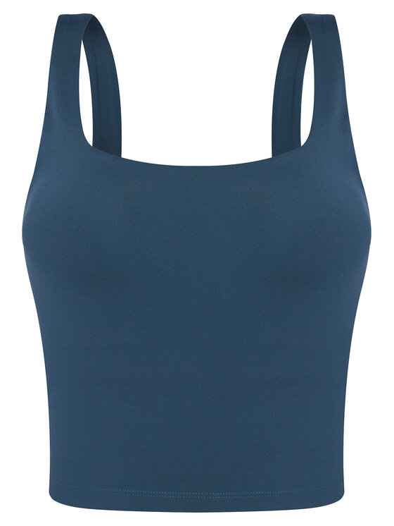 Girlfriend Collective Girlfriend Collective Τοπ Tommy 1045 Σκούρο μπλε Slim Fit
