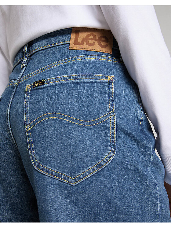 Lee Lee Jeansy JANE Niebieski Straight Fit