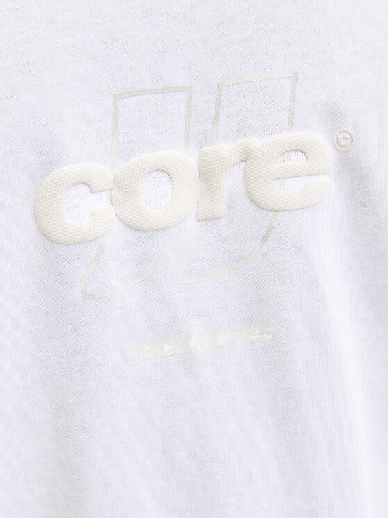 Jack & Jones Jack & Jones T-Shirt Club 12289868 Weiß Relaxed Fit