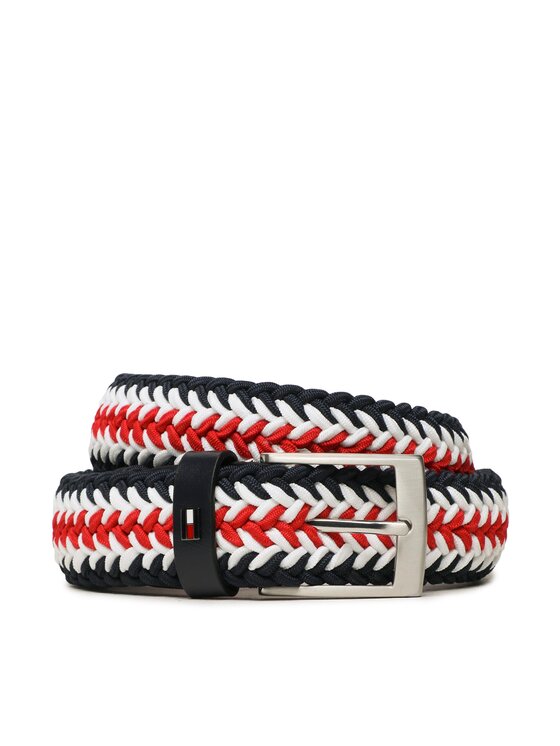 Tommy Hilfiger Tommy Hilfiger Pánský pásek Adan 3.5 Elastic AM0AM10842 Barevná
