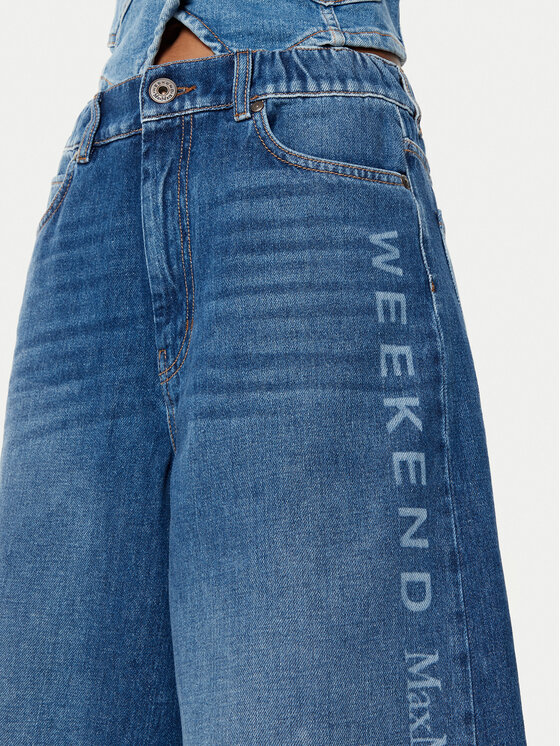 Weekend Max Mara Weekend Max Mara Jeans Lisotte 2515181091 Blu Wide Leg