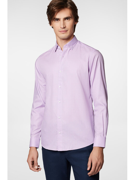 Próchnik Próchnik Koszula PM54 KO073224000051 Różowy Slim Fit