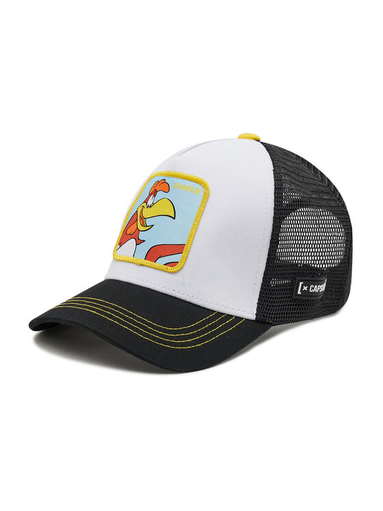 Czapka z daszkiem Capslab, Białe, Capslab Looney Tunes Charlie Trucker CL/LOO3/1/CHA