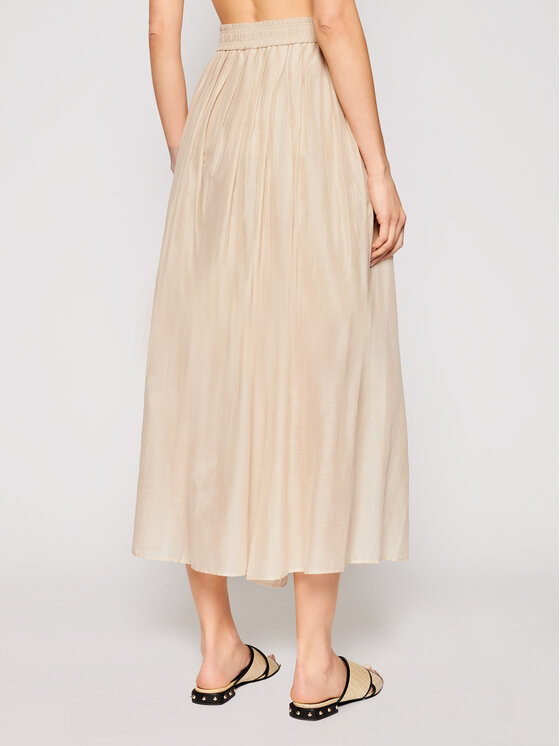 Marella Marella Sijonkelnės Marche 31311015 Smėlio Relaxed Fit