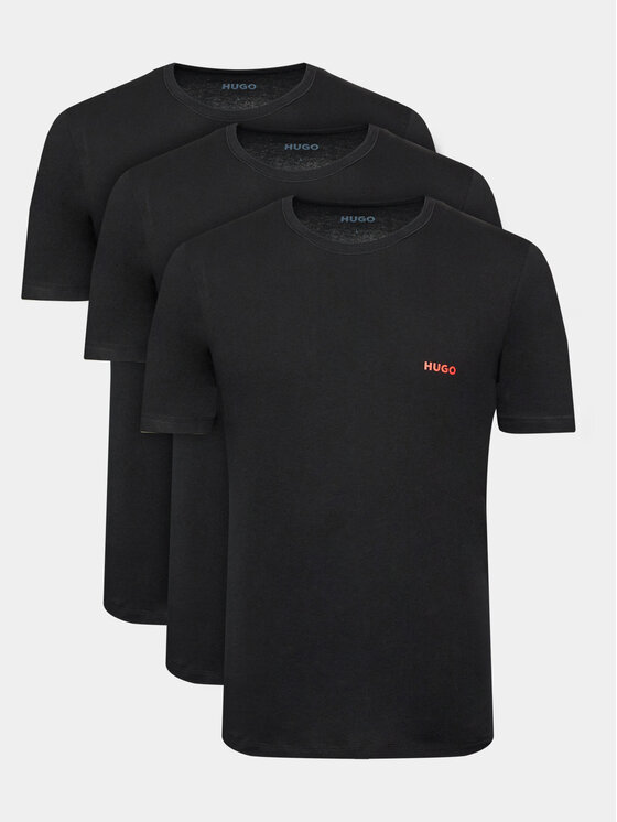 HUGO Hugo Набір з 3 футболок 50493972 Чорний Regular Fit
