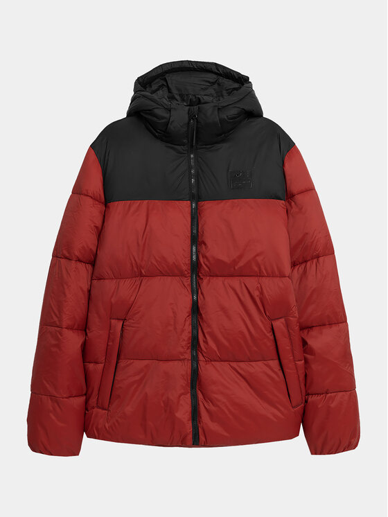 4F 4F Зимно яке 4FAW23TDJAM243 Червен Regular Fit