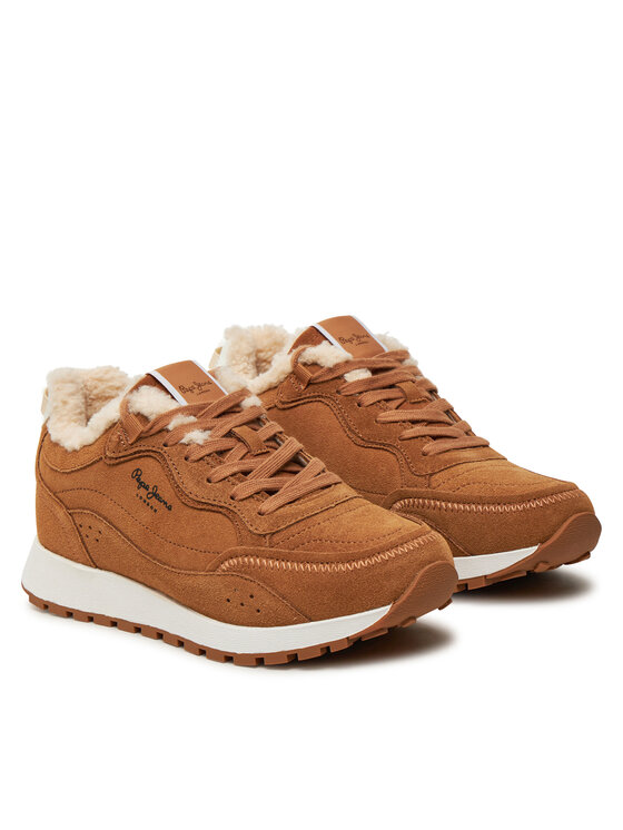 Pepe Jeans Pepe Jeans Sneakersy PLS60015 Brązowy