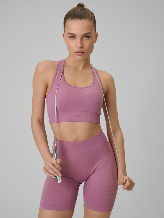 4F 4F Biustonosz sportowy MULTI ACTIVE Koralowy
