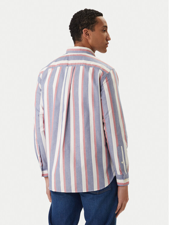 Tommy Hilfiger Tommy Hilfiger Koszula Heritage MW0MW41695 Fioletowy Regular Fit