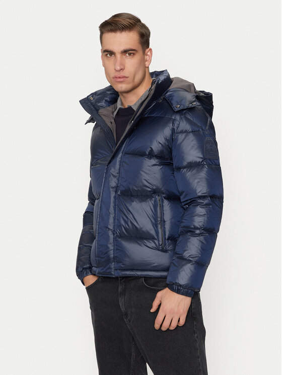 La Martina La Martina Пухено яке ZMO021 PA067 Тъмносин Regular Fit