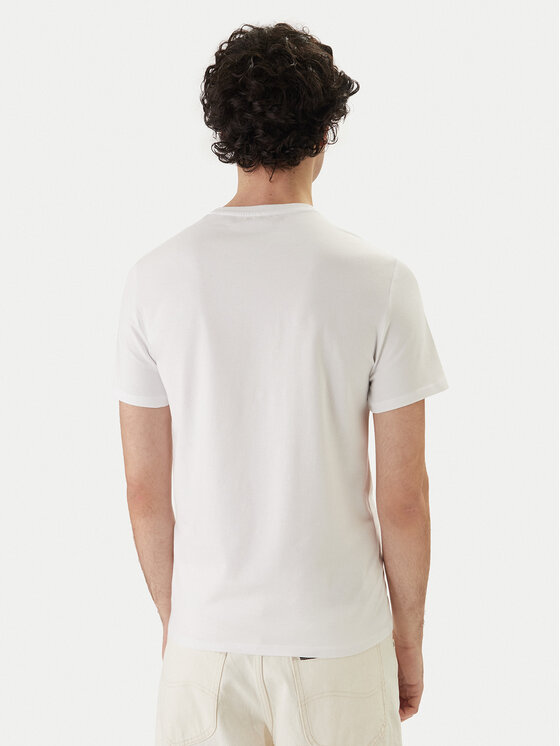 Guess Guess T-Shirt F6GI02 J1314 Biały Slim Fit