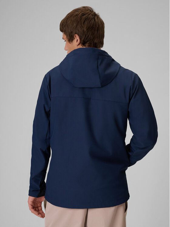 4F 4F Kurtka przejściowa URBAN COMMUTER Granatowy Regular Fit