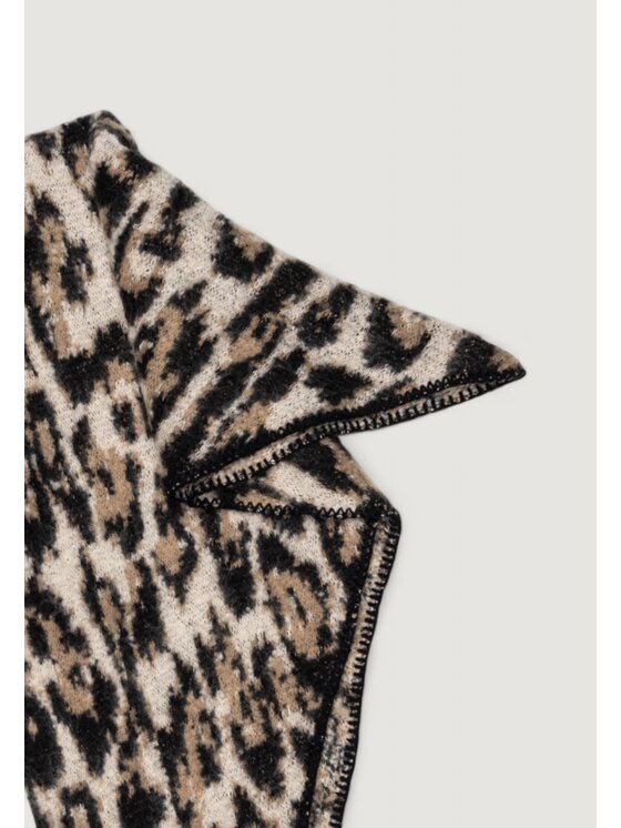 Pieces Pieces Sciarpa Pcjanimal Triangle Scarf Bc Beige