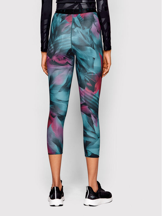 4F 4F Legginsy H4L22-SPDF014 Kolorowy Slim Fit