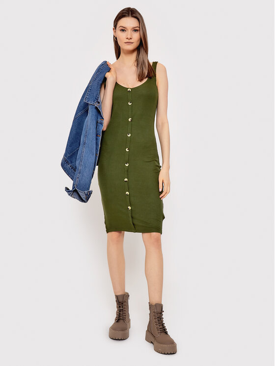 Vestito da giorno LDRJ-36ADENOR Verde Slim Fit